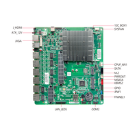 6 Ports Lan I226V 2.5G J6412 Mini-PCIE 6USB 2COM Bypass En Option 12V PS2 Mini Pc X86 Routeur Carte Mère Serveur Carte Mère