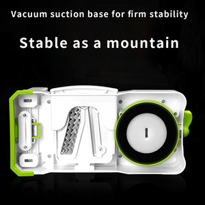 5 lưỡi Rau xoắn ốc cắt hướng dẫn sử dụng tay quây <span class=keywords><strong>Slicer</strong></span> cho salad chuẩn bị gia đình nấu ăn - Product Image 4