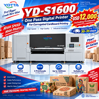 Imprimante industrielle numérique à haute vitesse Yotta S1600, fournie par le fabricant, pour l'impression en une seule passe sur les emballages, les cartons ondulés