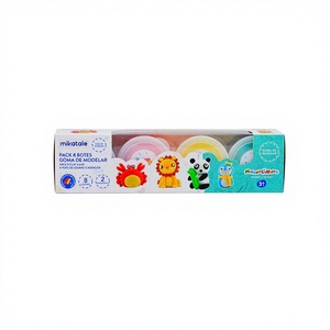 MIKATALE ดินน้ำมัน 8 สี 16 กรัม พรีเมียม แห้งเร็ว สำหรับเด็กและผู้ใหญ่ เล่นสนุกแบบอินเทอร์แอคทีฟ น้ำหนักเบา ชุดดินปั้นพลาสติก บรรจุกล่องของขวัญ สำหรับเทศกาลอีดอัลฟิตร สำหรับเด็กอายุ 2 ปีขึ้นไป - Product Image 1