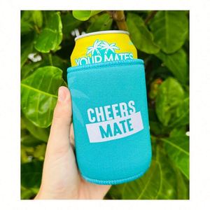 Manchon isotherme personnalisé en néoprène imprimé pour canette de bière, imperméable, avec sublimation, support pour canette - Product Image 1
