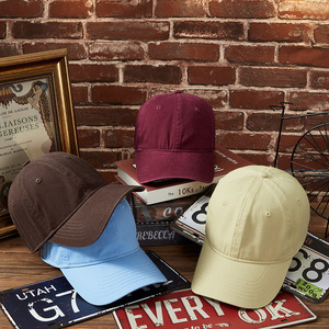 Casquette <span class=keywords><strong>de</strong></span> baseball unisexe 6 panneaux printemps/été – Grande taille, effet vieilli, style rétro Hong Kong, 100 % coton, ajustable - Product Image 2
