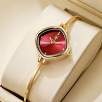 Montre bracelet en alliage à motif diamant, minimaliste, à fines lanières, tendance, écologique, style Instagram, élégante, à quartz, vente chaude