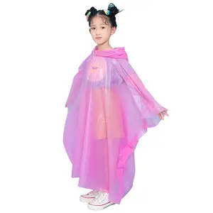 Rain Coat Transparent Eco Friendly Plastic Hiking Travel Waterproof for Children Outdoor Walmart Poncho Raincoats Support Accept