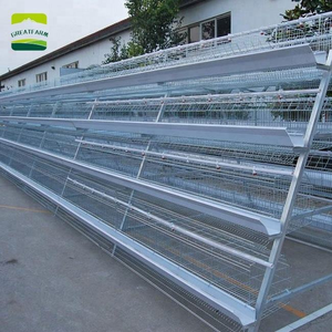 Nouvelle cage à <span class=keywords><strong>poules</strong></span> de type A pour batterie d'élevage, galvanisée à chaud, 4 étages, 5 portes, pour 160 oiseaux, avec mangeoire en <span class=keywords><strong>PVC</strong></span> et <span class=keywords><strong>abreuvoir</strong></span> long - Product Image 1