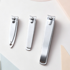 Home-use brushed <b>nail</b> clipper <b>set</b>, stainless steel wear-resistant <b>nail</b> clippers, personal care manicure tool - Product Image 1