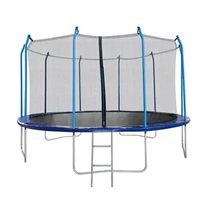 14ft thể thao dài trampolines ngoài trời Grande cama elastica Trampoline adrenalin với bao vây an toàn cho trẻ em