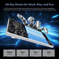 Smartphone robuste C61 GT PRO 6,88 pouces HD+ 8 Go+256 Go, appareil photo principal 64 MP, batterie 5150 mAh, Android 15, NFC, Unisoc T615