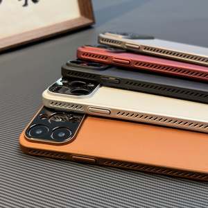 IPhone 17 Pro Max 17 Pro 17 Pro 17 공기 렌즈 보호 전화 커버용 초박형 정품 가죽 방열 휴대 전화 케이스 - Product Image 3