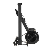 Máquina de remo de aire, equipo de Fitness para gimnasio, máquina de fila de resistencia al aire, máquina de remo de Fitness de uso comercial de aluminio plegable