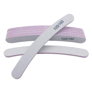 Neiss professionale Zebra lima per unghie durevole in acciaio inossidabile spugna smacchiante tampone per Manicure strumento con strisce di macinazione - Product Image 4