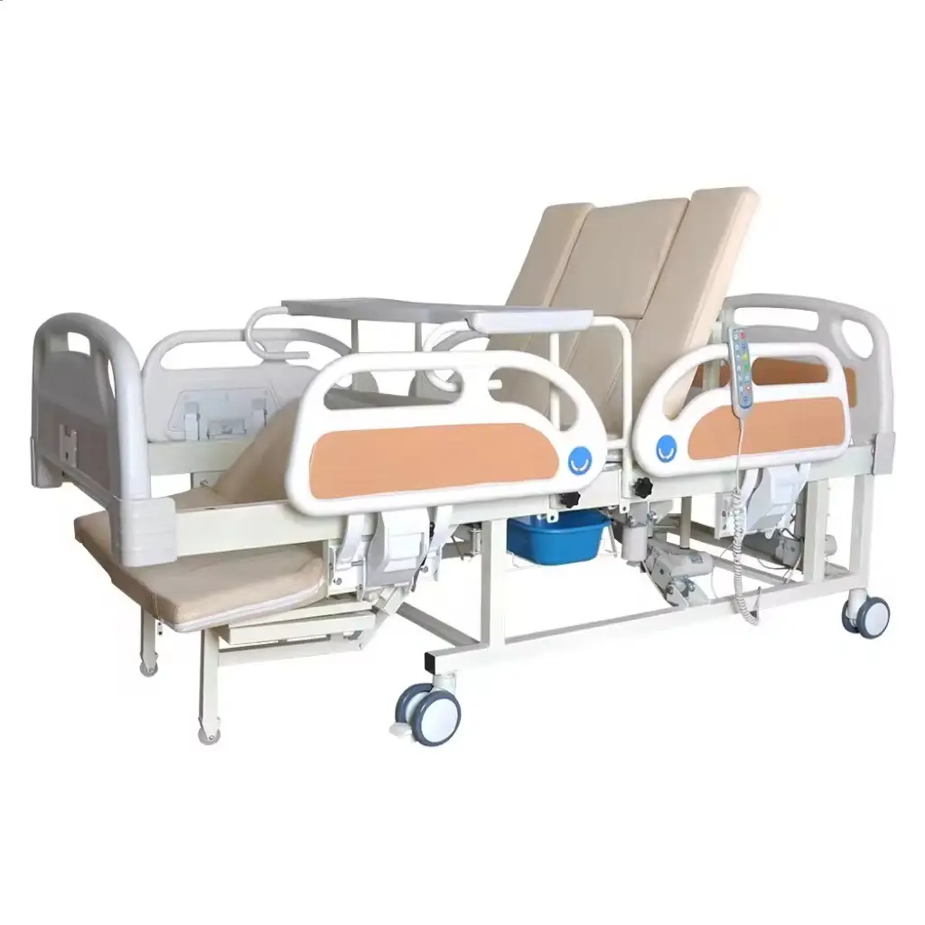 चीन नर्सिंग बेड इलेक्ट्रिक हॉस्पिटल बेड घर पर बुजुर्गों के लिए मल्टीफंक्शनल हॉस्पिटल बेड