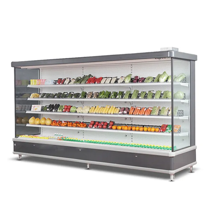 スーパーマーケットの商業用垂直直立冷凍庫ディスプレイ飲料クーラー冷蔵庫ショーケースガラスドア冷凍庫付き