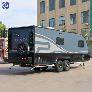 <span class=keywords><strong>Caravane</strong></span> de voyage moderne CAMPTRL avec armoires de style européen, tiroirs à fermeture douce, éclairage LED pour un camping contemporain - Product Image 6
