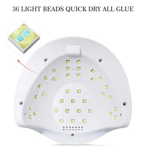 เครื่องอบเล็บยูวีแอลอีดี Sun X Plus 120W 36 หลอดไฟ พร้อมแหล่งจ่ายไฟฟ้า ตั้งเวลาได้ 4 ระดับ อุปกรณ์ทำเล็บเจล ทาเล็บ - Product Image 6