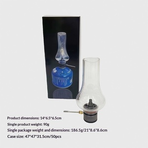 Lanterne à <span class=keywords><strong>gaz</strong></span> portable créative Aladdin, coupe-vent, <span class=keywords><strong>lampe</strong></span> de <span class=keywords><strong>camping</strong></span> en plein air avec design séparé - Product Image 6