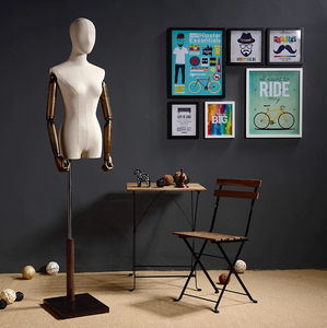 Mannequin de vitrine <span class=keywords><strong>vintage</strong></span> pour <span class=keywords><strong>femme</strong></span>, demi-corps, bras, style coréen, support de présentation de vêtements pour les panneaux publicitaires des magasins - Product Image 2