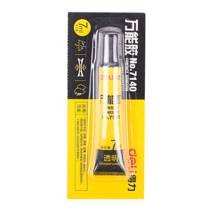 Pegamento multiusos No.7140, 7ml, adhesivo fuerte transparente para reparación de zapatos de cuero, plástico, metal y vidrio - Product Image 5