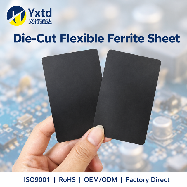 Yxtd Customized NFC Filters Flexible Ferrite Sheet for Rfid Tag EMI Isolation Wave Absorber