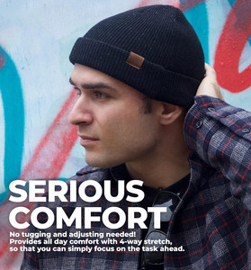 Gorro de invierno para hombres, mujeres, doble capa, regalos para hombres, Día de San Valentín para mujeres, papá, esquí, correr - Product Image 3