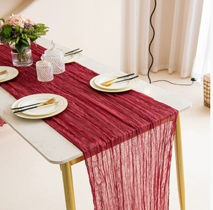 Wholesale Luxury Modern Polyester Customized Durable Woven <strong>Table</strong> <strong>Runner</strong> for Wedding Party Dining Living Room Hotel - Product Image 2