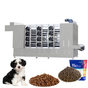 New Large Full Automatic Twin Screw Pet Feed Production Line PLC Controlled Stainless Steel 304 Dog & Cat Food Extruder - Product Image 3