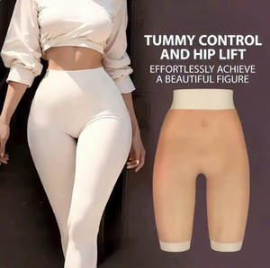 Pantalon réaliste en silicone respirant sans couture avec fesses rembourrées pour travestis et personnes transgenres (hommes vers femmes) - Product Image 1