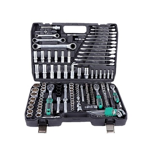 Kit d'entretien automobile complet <span class=keywords><strong>de</strong></span> qualité industrielle, 151 pièces, coffret d'outils portables, clés à douilles, outils à main - Product Image 1