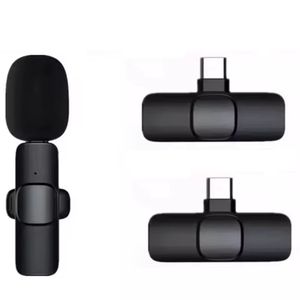 Venta al por mayor precio barato K8 K9 portátil <span class=keywords><strong>Mini</strong></span> Clip en teléfono MICRÓFONO INALÁMBRICO Lavalier micrófonos de solapa para teléfono móvil - Product Image 4