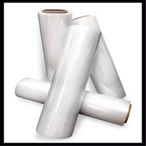 Factory Price <b>Plastic</b> Transparent Polyethylene Roll Wrap PE Stretch Film <b>Shrink</b> Wrapping Film for Packaging Pallet - Product Image 2