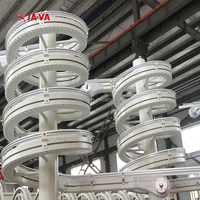 Convoyeur à chaîne spirale YA-VA 2022, largeur de chaîne 83 mm 103 mm, pour la manutention de produits légers, équipement de manutention de matériaux, élévateur spiral