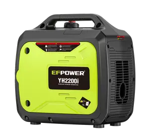 Light Weight Easy Carry Better Fuel Efficiency Green Gas Dual Fuel Portable Inverter Generator 2000w