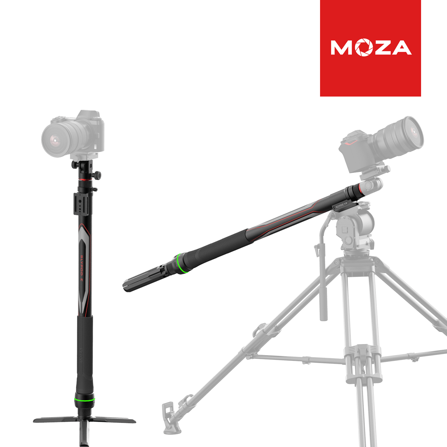 その他 MOZA Slypod E Motorized Slider Monopod MOZA Slypod E | All in One Motorized Camera Slider