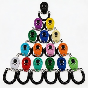 Sifflet de dressage pour chien avec clicker et dragonne, étanche IP67, en plastique, pour chiens et chats, entraînement des animaux de compagnie - Product Image 1