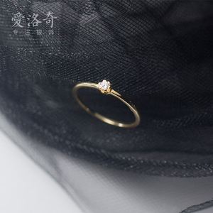 925 Sterling <b>Silver</b> Cubic Zirconia Thin <b>Rings</b> Fine Jewelry Minimalist Gold Filled Diamond <b>Stacking</b> <b>Rings</b> Women's - Product Image 2