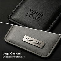Porte-carte d'identité personnalisé, cadeaux de bienvenue pour employés, cordon en cuir, porte-badge, étui personnalisé pour le personnel de bureau, nouveaux embauchés, en gros, OEM