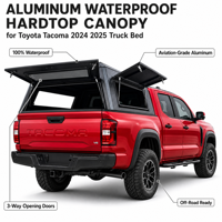 Capot rigide en aluminium étanche pour benne de pick-up Toyota Tacoma 2024 2025 – Accessoires tout-terrain