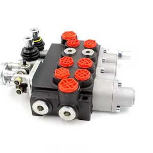 Válvula Divisora Hidráulica de 4 Vías P40 Manual y con Joystick, Servicios OEM y ODM para Soluciones Hidráulicas Personalizadas - Product Image 1