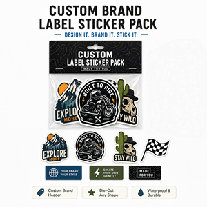 Autocollants découpés sur mesure avec logo personnalisé, thèmes culturels, anime, dessins animés, étiquettes adhésives en vinyle, pack d'autocollants personnalisés - Product Image 2