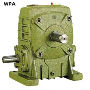 Box Pengurangan WPA-60-A (1:20) Gear Box untuk Mesin Masker Wajah Worm Gear Reducer Vertikal dan Horisontal Turbin Kotak