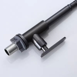 <span class=keywords><strong>Robinet</strong></span> de cuisine à levier unique en zinc à bas prix, <span class=keywords><strong>flexible</strong></span>, plaqué noir, montage mural, <span class=keywords><strong>robinet</strong></span> de cuisine à eau froide unique - Product Image 5