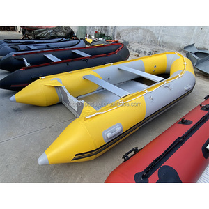 Bote Inflable Plegable Resistente de 14.1 pies, Bote de Pesca, Bote a Motor, Zodiac, Dinghy, Bote Auxiliar en Venta - Product Image 5