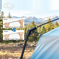 Tente de hayon arrière pour SUV Kawagebo Kamp (KK) Oxford imperméable avec cadre en acier renforcé et bâche de protection contre la pluie