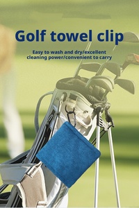 Serviette de nettoyage de balles de golf en microfibre pour le sport en plein air, vente en gros - Product Image 3