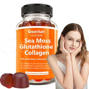 OEM Private Label <strong>Sea</strong> <strong>Moss</strong> Supplement Gummy Immune Boost Natural Detox Glutathione Collagen Gummies - Product Image 1