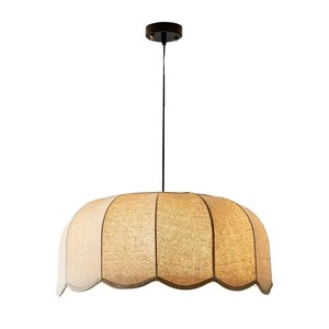 Lampadario di Design a Sospensione in Stile Giapponese a Onda per Sala da Pranzo, Camera da Letto e Soggiorno, Lampada Retrò per B&B dal Semplice Stile Antico - Product Image 6