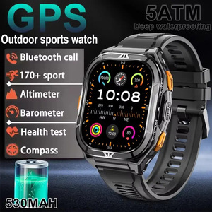 <span class=keywords><strong>Reloj</strong></span> <span class=keywords><strong>Inteligente</strong></span> GPS <span class=keywords><strong>para</strong></span> <span class=keywords><strong>Hombre</strong></span> 2025 X5, Pantalla AMOLED de 1.96 Pulgadas, Resistente al Agua 5ATM, 530mAh, Llamadas, Monitor de Actividad Física, 100 Plus - Product Image 4