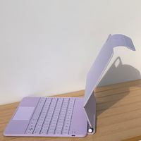 Clavier sans fil rétroéclairé RVB pleine taille avec étui pour iPad 10,9 pouces (10e génération) Interface Type-C Disposition personnalisée