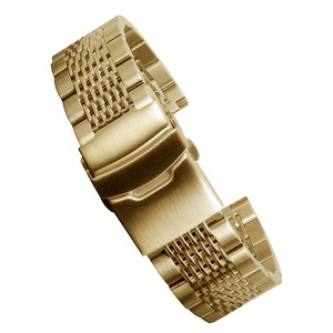 Correa de Reloj de Metal de Acero Inoxidable de 24 mm con Liberación Rápida Multicolor, Cierre Sólido de 18 mm, 20 mm, 22 mm para Relojes Huawei y <span class=keywords><strong>Apple</strong></span> - Product Image 5