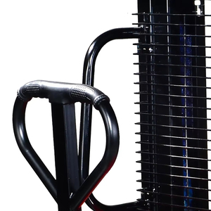 Venta Caliente: Apilador <span class=keywords><strong>Manual</strong></span> Semieléctrico Portátil de 450 kg, 500 kg, 1000 kg, 1.5 t, 2 toneladas, 4.5 m, con Plataforma Autocargable - Product Image 4